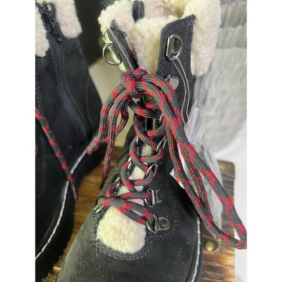 Madden Girl Kymber Black Faux Suede Boots in Black - Picture 8 of 12